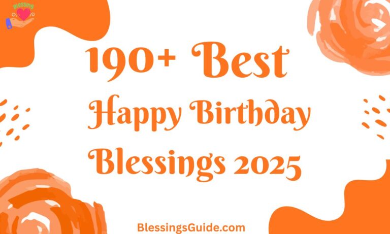 Happy Birthday Blessings