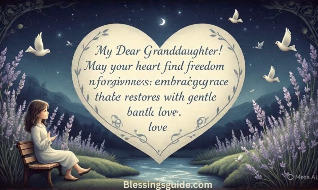 Blessing for My Granddaughter’s Forgiveness