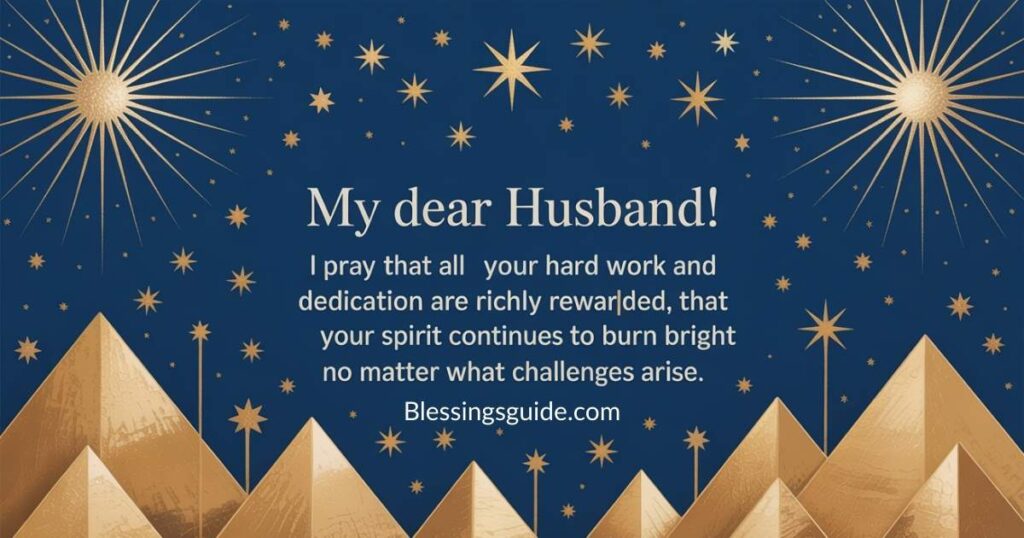 Motivational Blessings for Husband