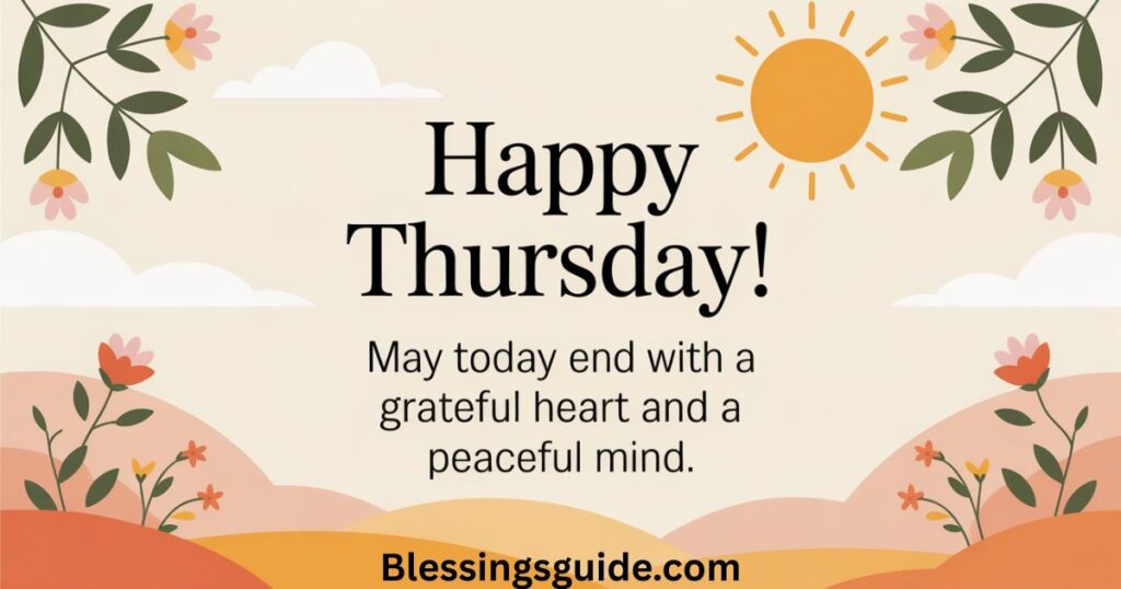Short Thursday Blessings