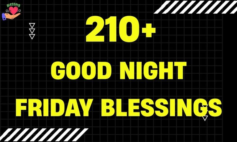 Good Night Friday Blessings