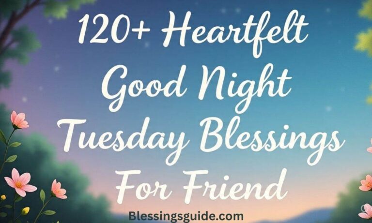 Good Night Tuesday Blessings For Friend