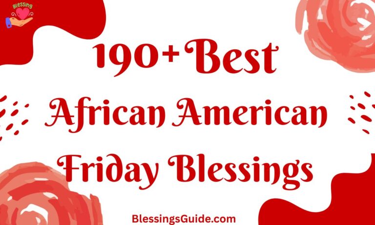 African American Friday Blessings