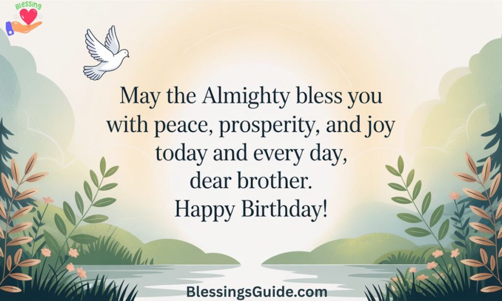 Birthday Prayers for My Elder Brother