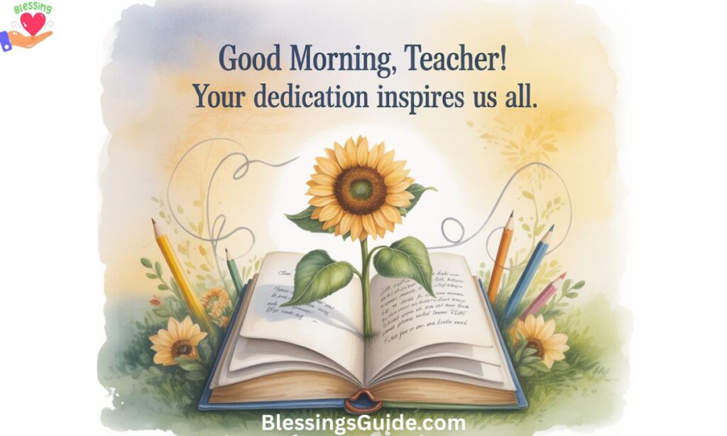 Respectful Good Morning Message to School Teacher