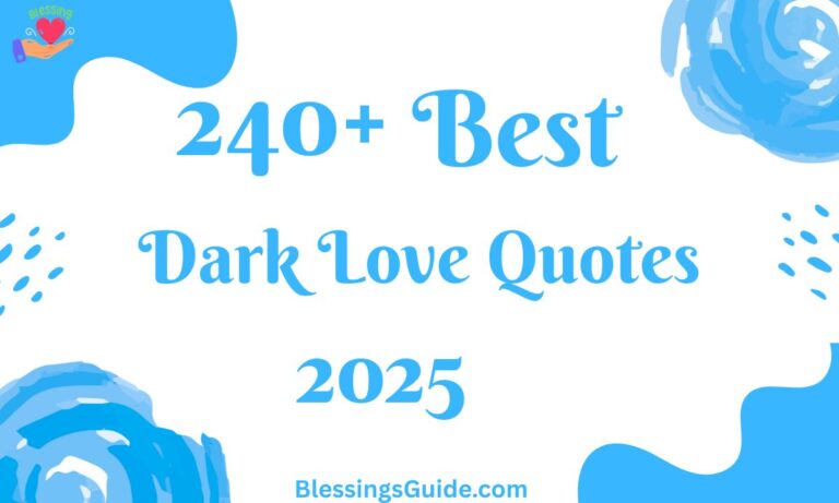 Dark Love Quotes