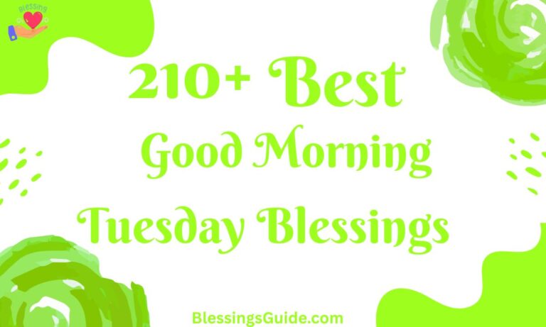 Good Morning Tuesday Blessings